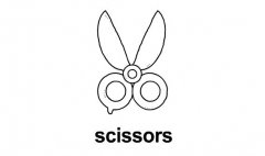 大剪刀(scissors)简笔画