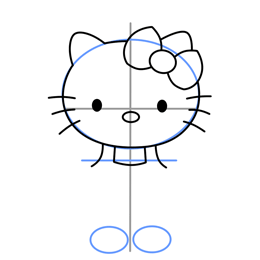 Hello Kitty简笔画