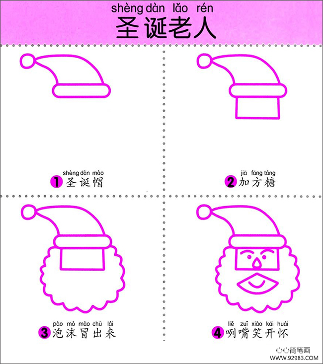 圣诞老人简笔画