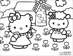 Hello Kitty简笔画