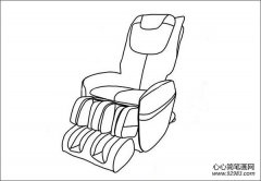 电动按摩椅简笔画