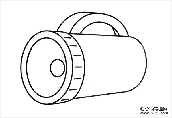 手电筒简笔画